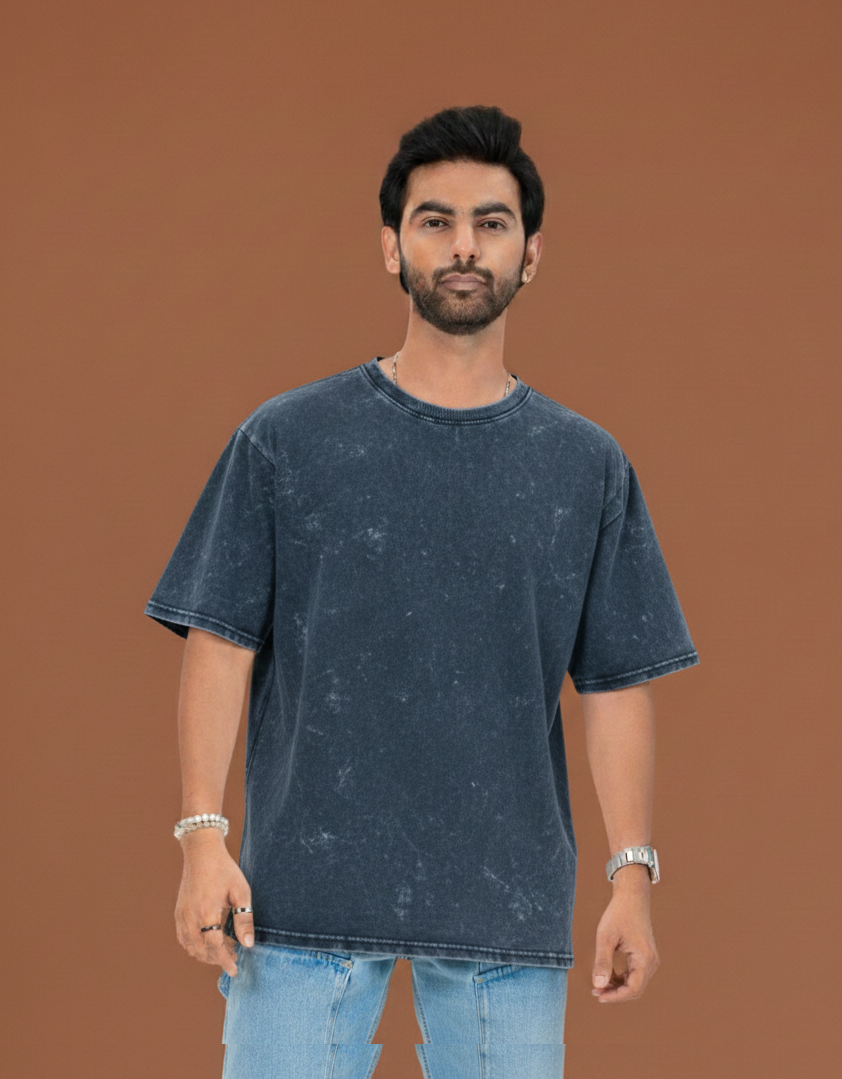 Plain Acid Wash Tees