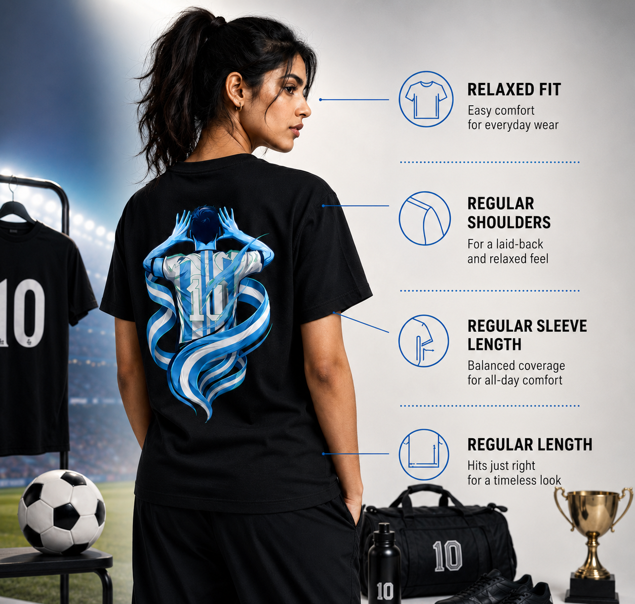 Messi Forever10 | Messi Women Fan T-Shirt