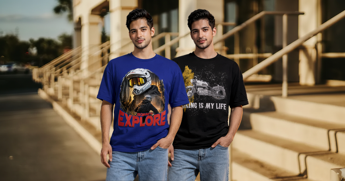 For Those Who Live the Ride -  Buy Biker T-Shirts Online in India (180 GSM & 240 GSM Guide)