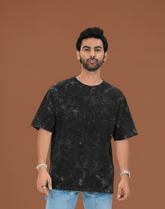 Plain Acid Wash Tees