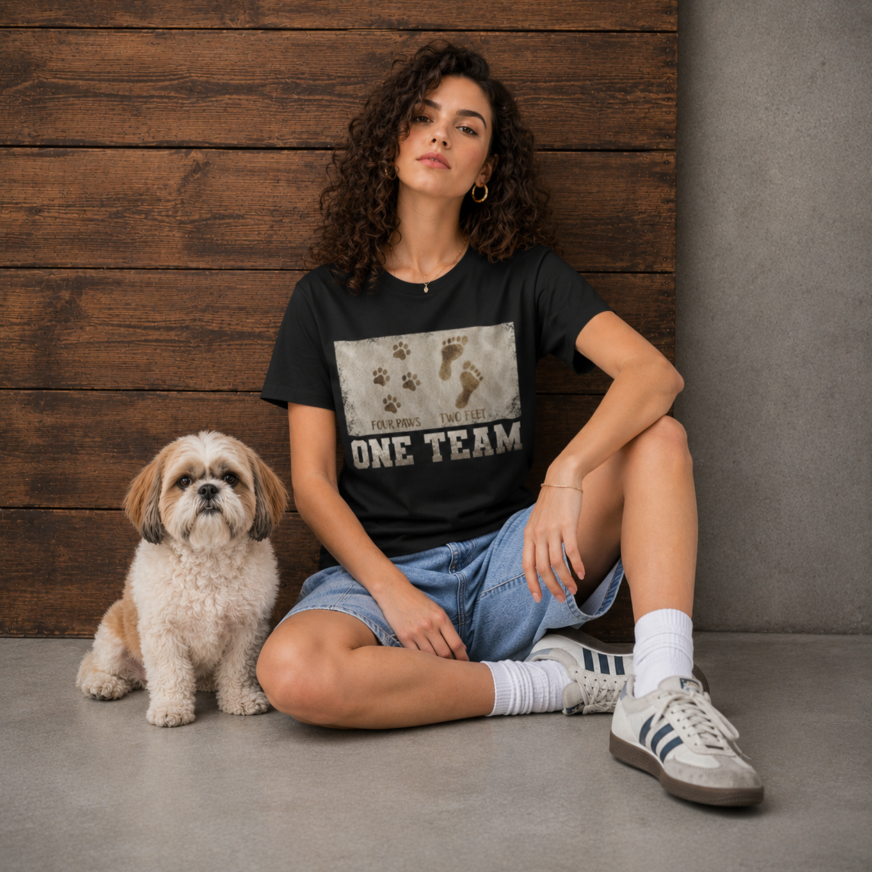 Four Paws Two Feet One Team