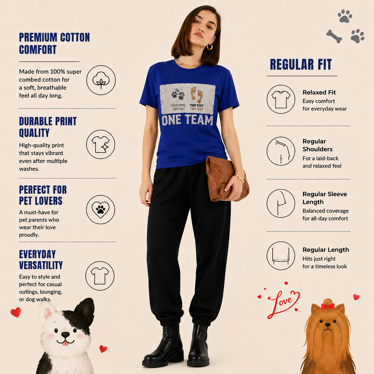 Four Paws Two Feet One Team
