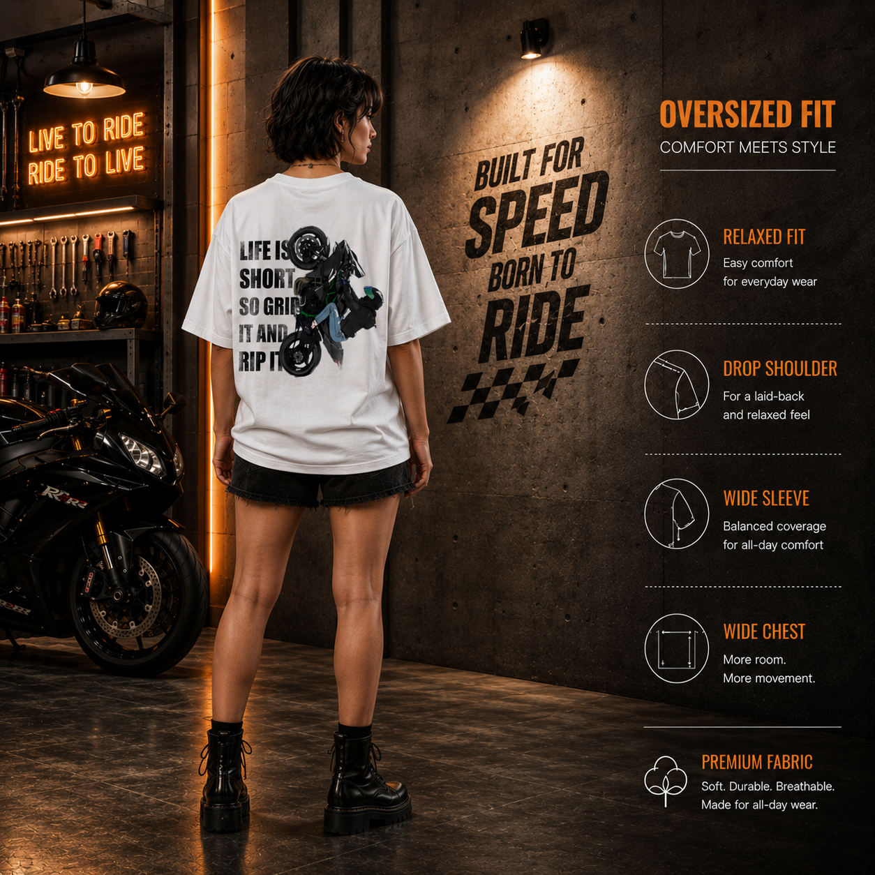 Grip It and Rip It - Oversized