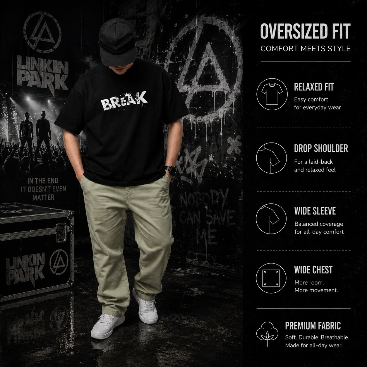 I Love Linkin Park - Oversized