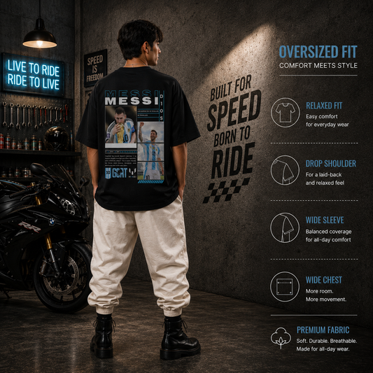 Number 10 Messi | Oversized Messi Fan T-Shirt