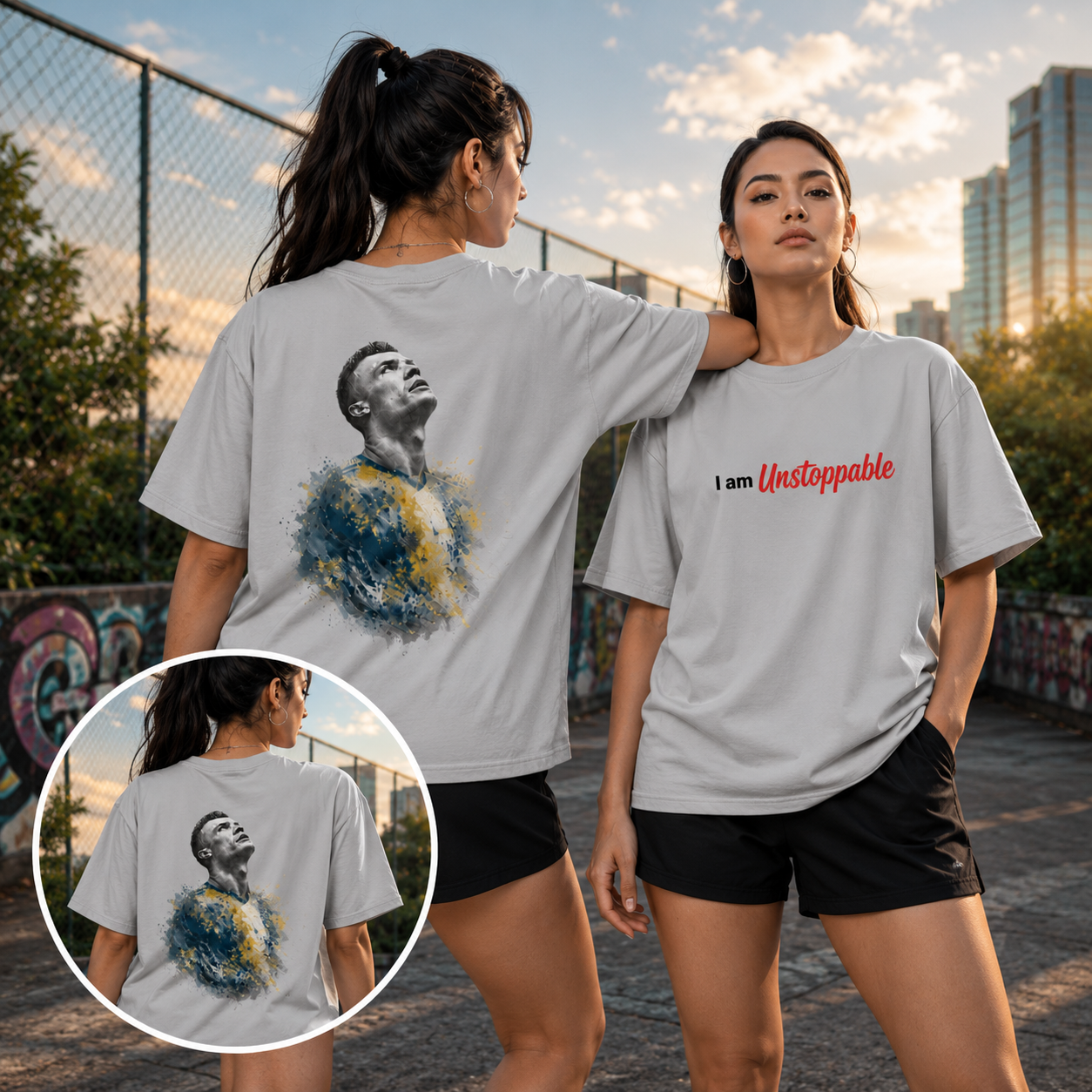 Ronaldo "I Am Unstoppable" - Oversized