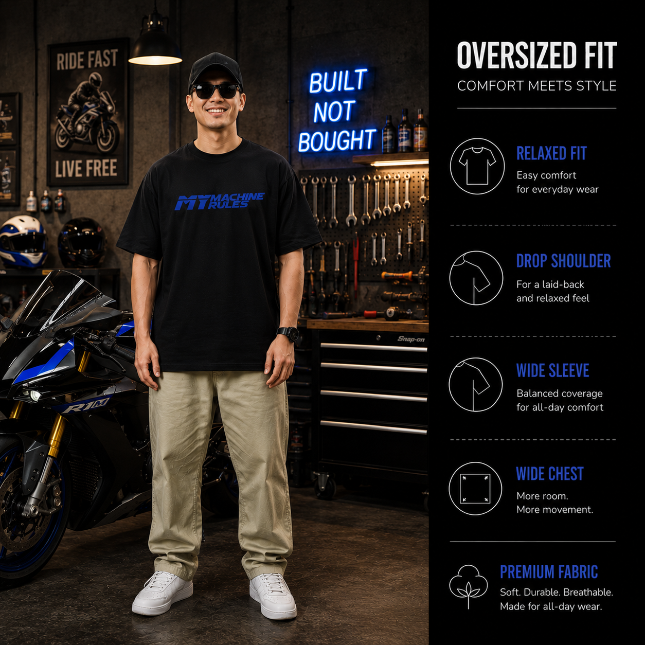My Machine My Rules - Oversized